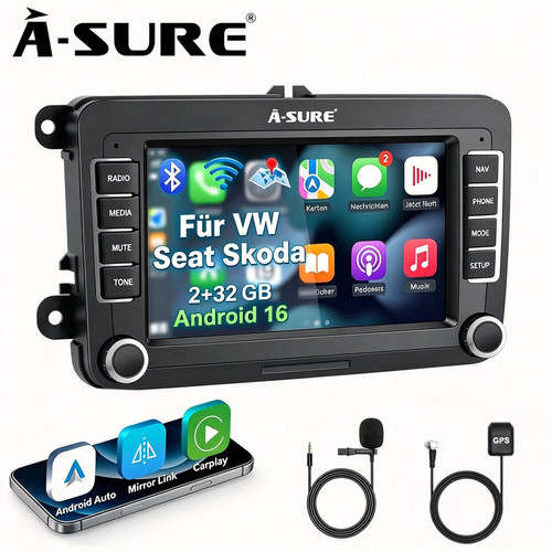 32g android autoradio - 2+32g,