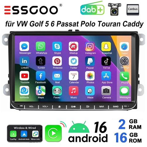 Für golf 5 6 plus - 9", vw